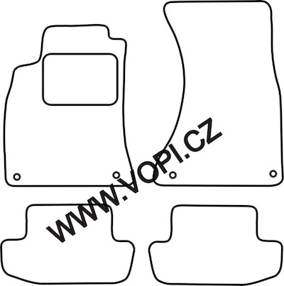 Autokoberce Audi A5 / S5 06/2007 - Perfectfit (220)